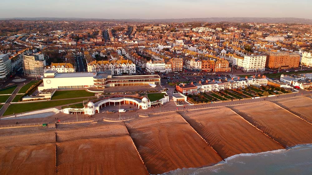 Bexhill from above