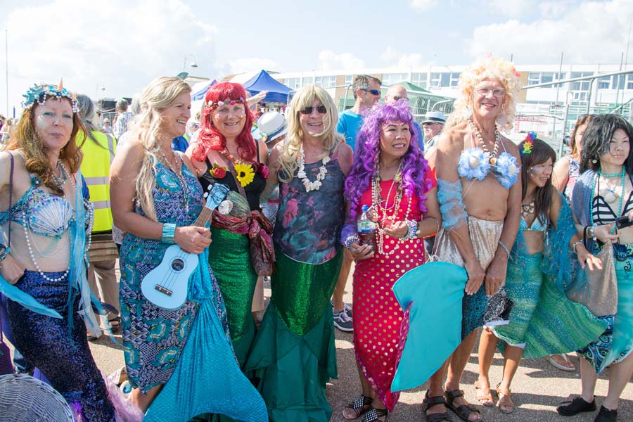 More mermaids at the Bexhill Festival of the Sea