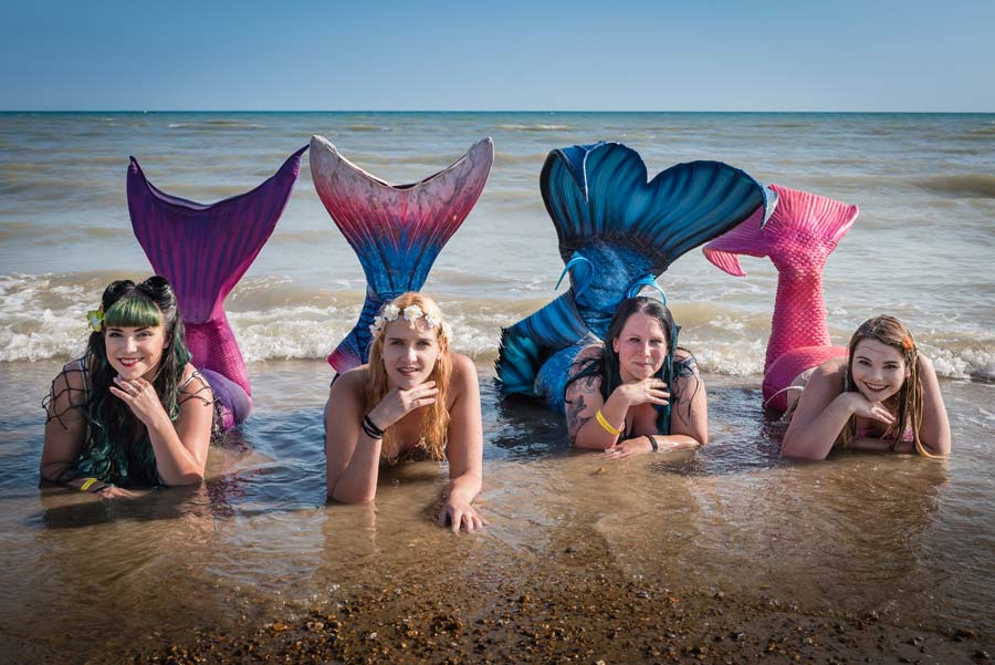 Mermaids at the Bexhill Festival of the Sea