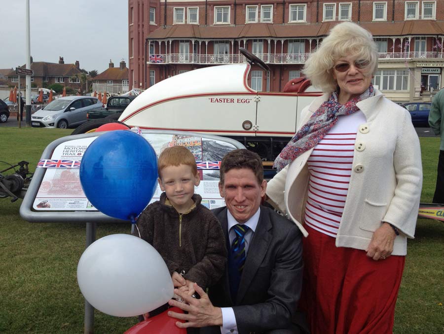 The opening of the Bexhill Motoring Heritage Trail