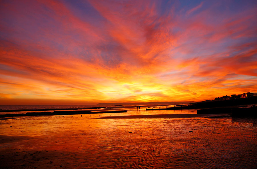 Sunset at Bexhill