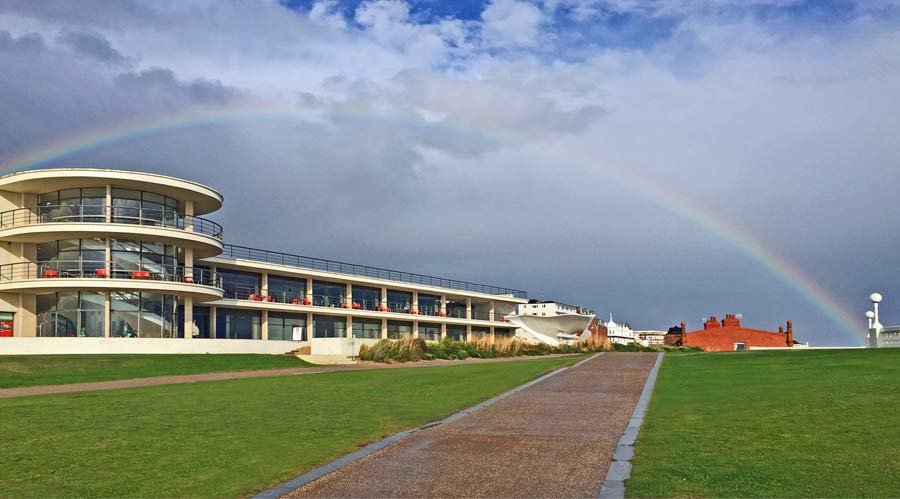 Rainbow over DLWP