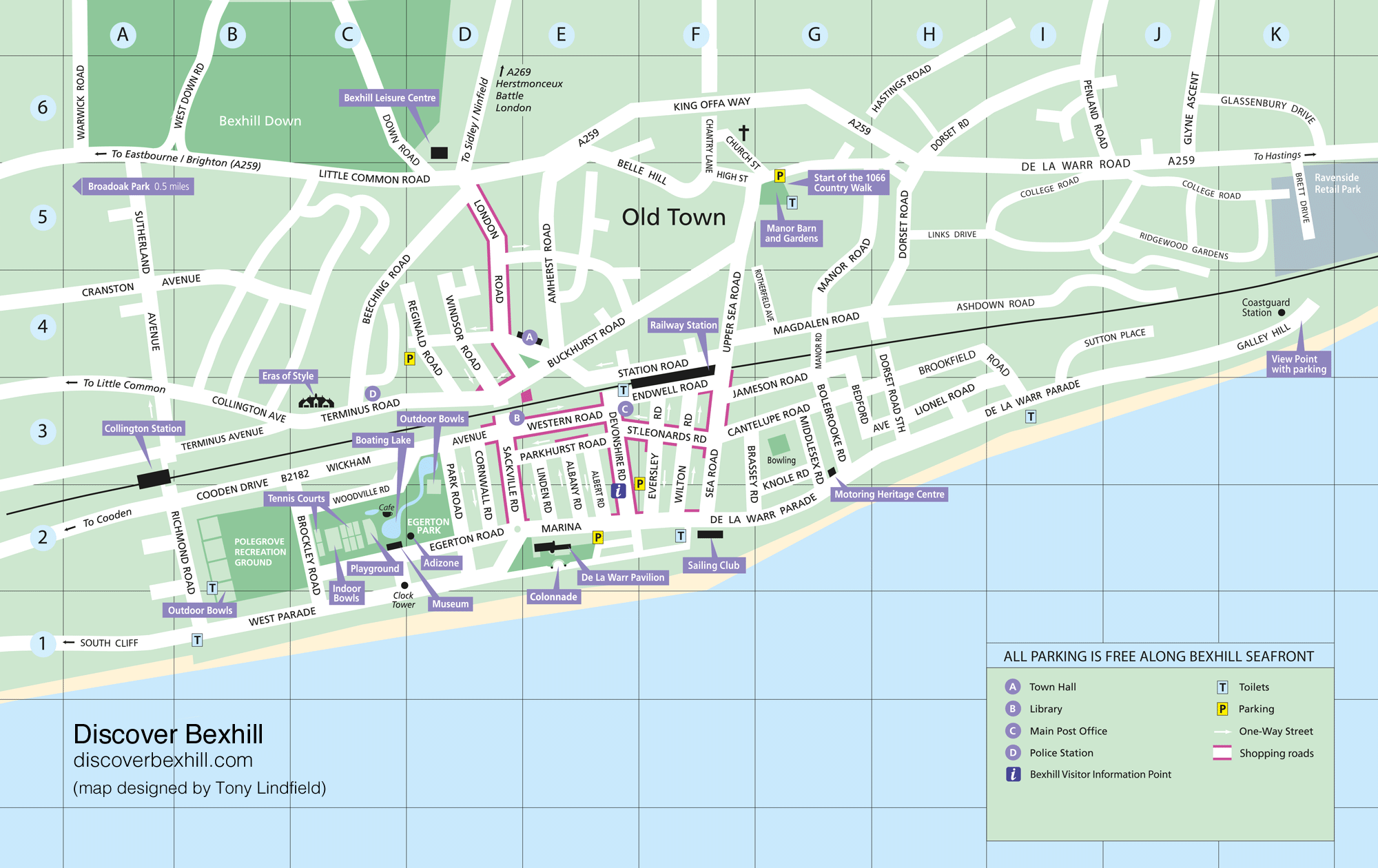 Map of Bexhill