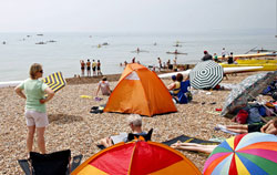 Seaside During Rowing Regatta