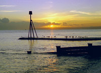 Sunset at Bexhill-on-Sea