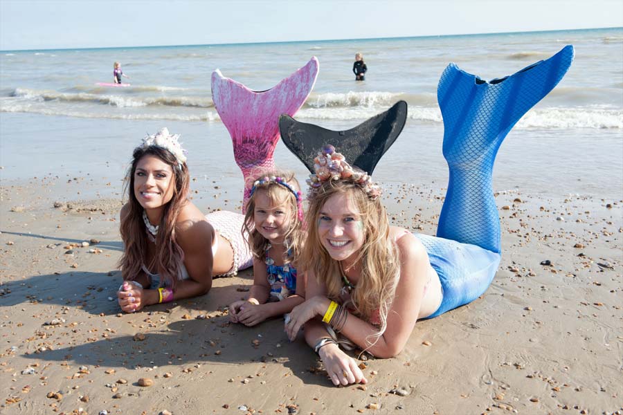 Mermaids at the Bexhill Festival of the Sea