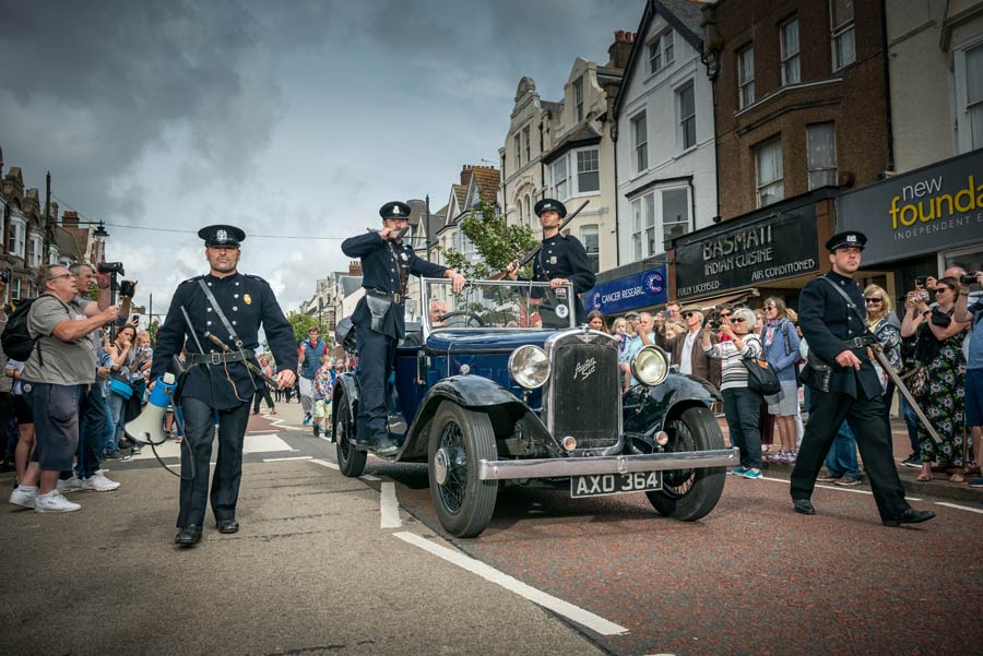 Gangsters and cops do battle in Bexhill town centre