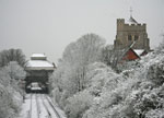 Snow at Bexhill-on-Sea - April 2008